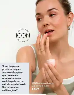 Oriflame Icon Bálsamo Natural Geleia Real promoção
