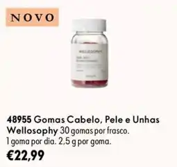 Oriflame Gomas cabelo, pele e unhas wellosophy promoção