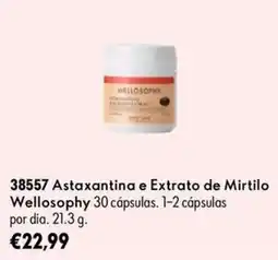 Oriflame Astaxantina e Extrato de Mirtilo Wellosothy promoção