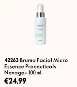 Oriflame Bruma Facial Micro Essence Proceuticals Novage+ promoção