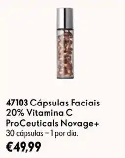 Oriflame Cápsulas Faciais ProCeuticals Novage+ promoção