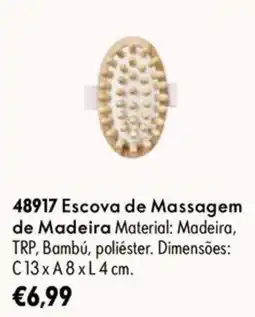 Oriflame Escova de massagem de madeira promoção