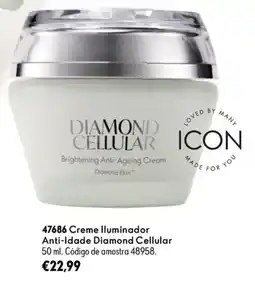 Oriflame Creme iluminador anti-idade diamond cellular promoção