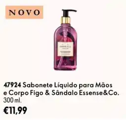 Oriflame Sabonete líquido para mãos e corpo figo & sândalo essense&co. promoção