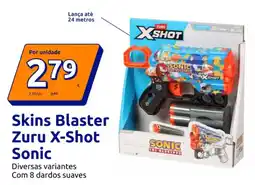 Action Skins Blaster Zuru X-Shot Sonic promoção