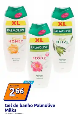 Action Gel de banho Palmolive Milks promoção