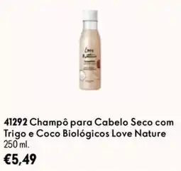Oriflame Champô para Cabelo Seco com Trigo e Coco Biológicos Love Nature promoção