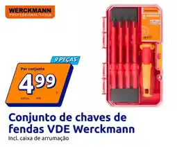Action Conjunto de chaves de fendas VDE Werckmann promoção