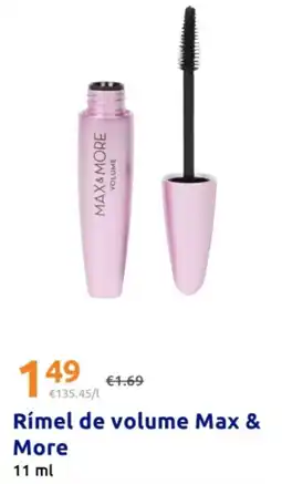 Action Rímel de volume Max & More promoção