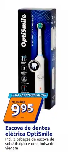 Action escova de dentes elétrica optismile promoção