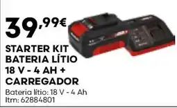 Bricomarché starter kit bateria lítio promoção