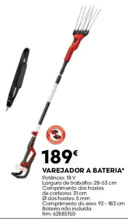Bricomarché varejador a bateria promoção