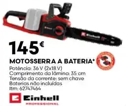 Bricomarché Motoserra a bateria einhell professional promoção