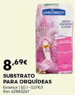 Bricomarché Jardibest substrato para orquídeas promoção