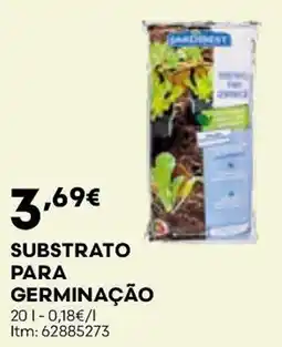 Bricomarché substrato para germinação promoção