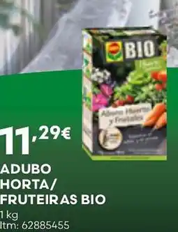 Bricomarché Adubo horta/fruteiras bio promoção