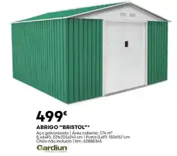 Bricomarché Abrigo bristol gardiun promoção