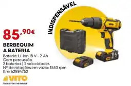 Bricomarché berbequim a bateria promoção