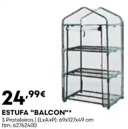 Bricomarché estufa balcon promoção