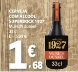 E.Leclerc Cerveja com álcool superbock 1927 promoção