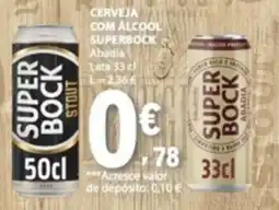 E.Leclerc Cerveja com alcool superbock promoção
