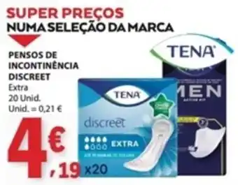 E.Leclerc Pensos de incontinência discreet promoção