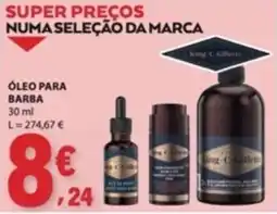 E.Leclerc Óleo para barba king c gillette promoção