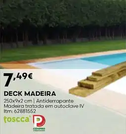 Bricomarché Deck madeira toscca promoção