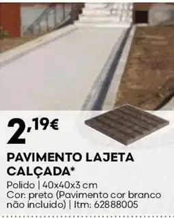 Bricomarché Pavimento lajeta calçada promoção