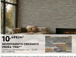 Bricomarché Revestimento cerâmico pedra "frei" promoção