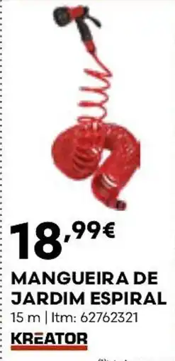Bricomarché Mangueira de jardim espiral promoção