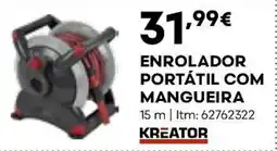 Bricomarché Enrolador portátil com mangueira promoção