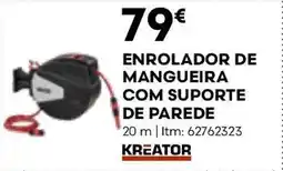 Bricomarché Enrolador de mangueira com suporte de parede promoção