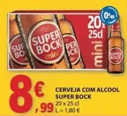 E.Leclerc Cerveja com alcohol super bock promoção