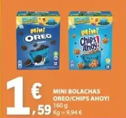 E.Leclerc Mini bolachas oreo/chips ahoy promoção