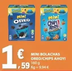 E.Leclerc Mini bolachas oreo/chips ahoy! promoção