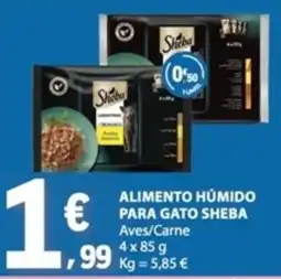 E.Leclerc Alimento húmido para gato sheba promoção