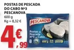 E.Leclerc Postas de pescada do cabo nº3 pescanova promoção