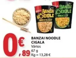 E.Leclerc Banzai noodle cigala promoção