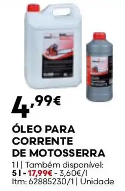 Bricomarché Óleo para corrente de motosserra promoção