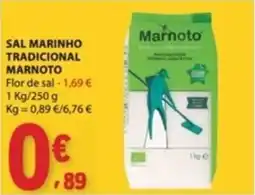 E.Leclerc Sal marinho tradicional marnoto promoção