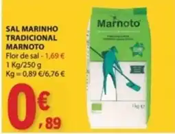 E.Leclerc sal marinho tradicional marnoto promoção