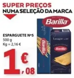E.Leclerc Esparguete n°5 barilla promoção