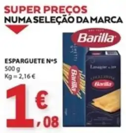 E.Leclerc Esparguete n°5 barilla promoção