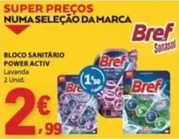 E.Leclerc Bref bloco sanitário power activ lavanda promoção