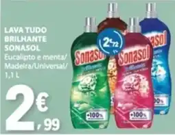 E.Leclerc Lava tudo brilhante sonasol promoção