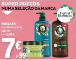 E.Leclerc Máscara fortificante aloe herbal essences promoção