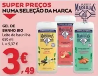 E.Leclerc Gel de banho bio promoção