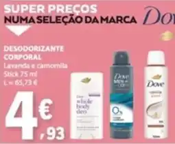 E.Leclerc Dove desodorizante corporal promoção