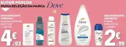 E.Leclerc Dove desodorizante corporal promoção